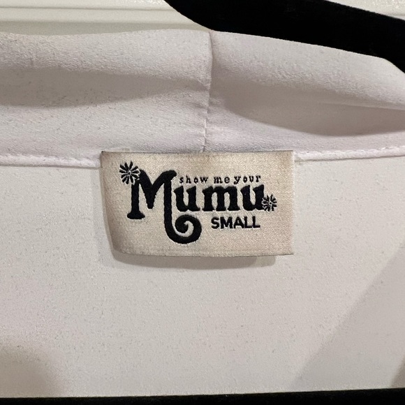 Show Me Your MuMu Tie Neck Blouse - Picture 3 of 3